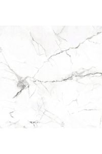 Glas met eikenhouten rand, 30mm, Bianco Carrara